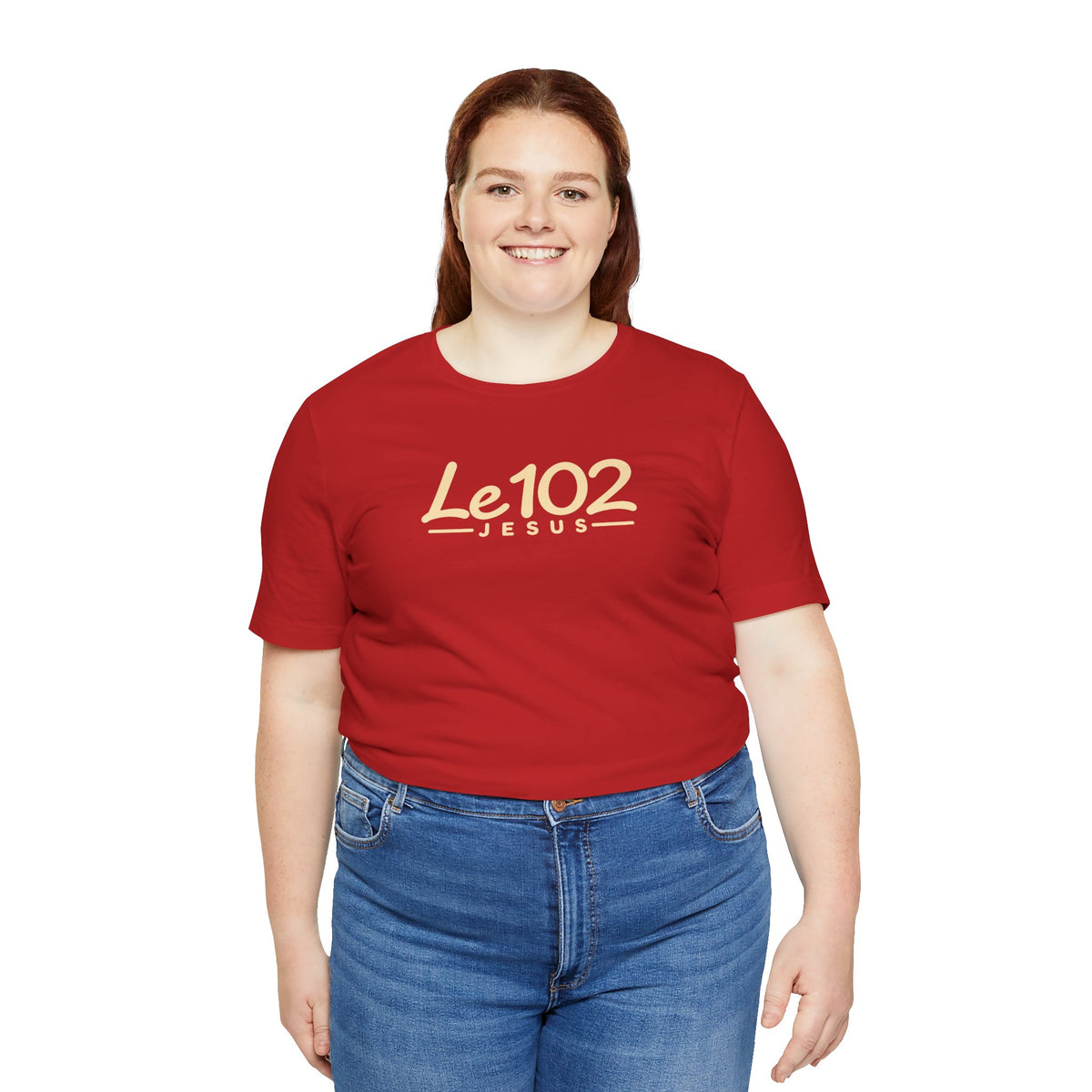 Unisex - Le 102 Jesus Signature Tee - Red