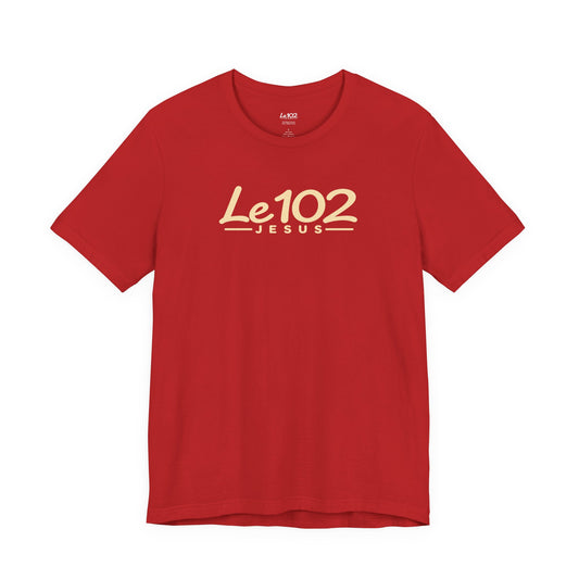 Unisex - Le 102 Jesus Signature Tee - Red