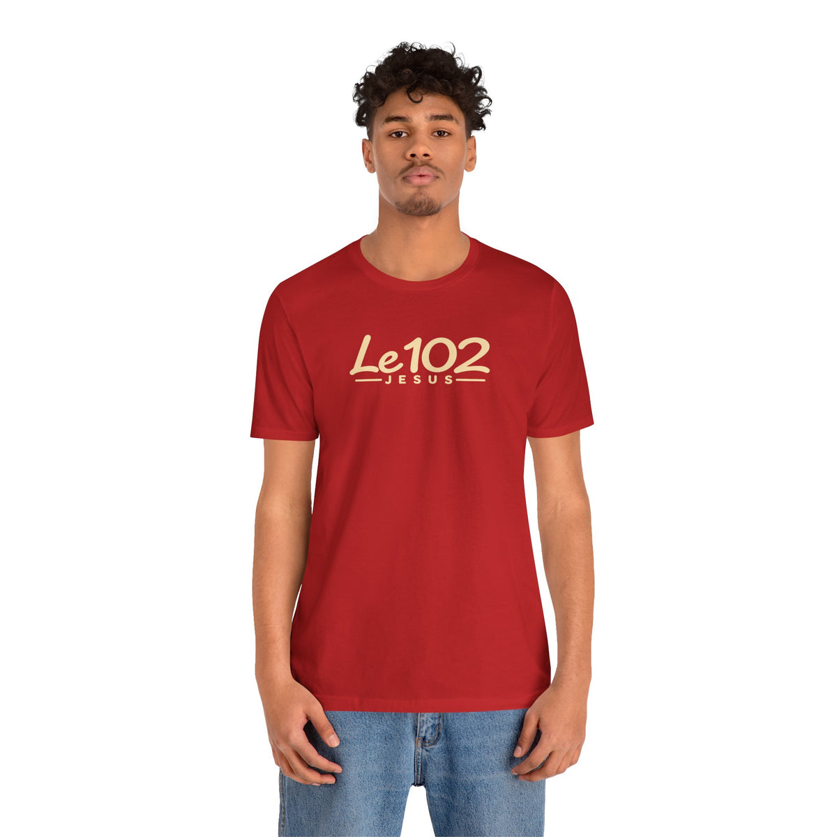 Unisex - Le 102 Jesus Signature Tee - Red