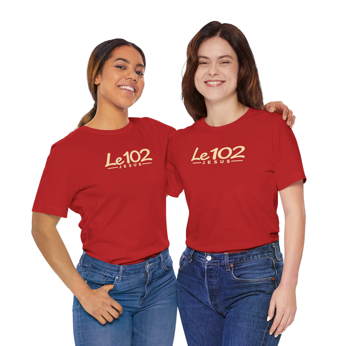 Unisex - Le 102 Jesus Signature Tee - Red
