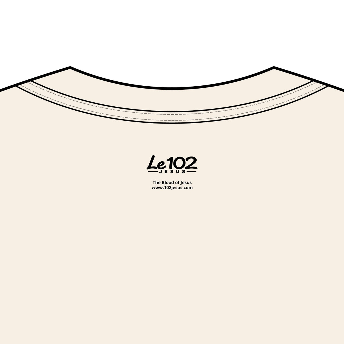Le102 Jesus T‑Shirt — Minimal Faith Graphic Tee for Men