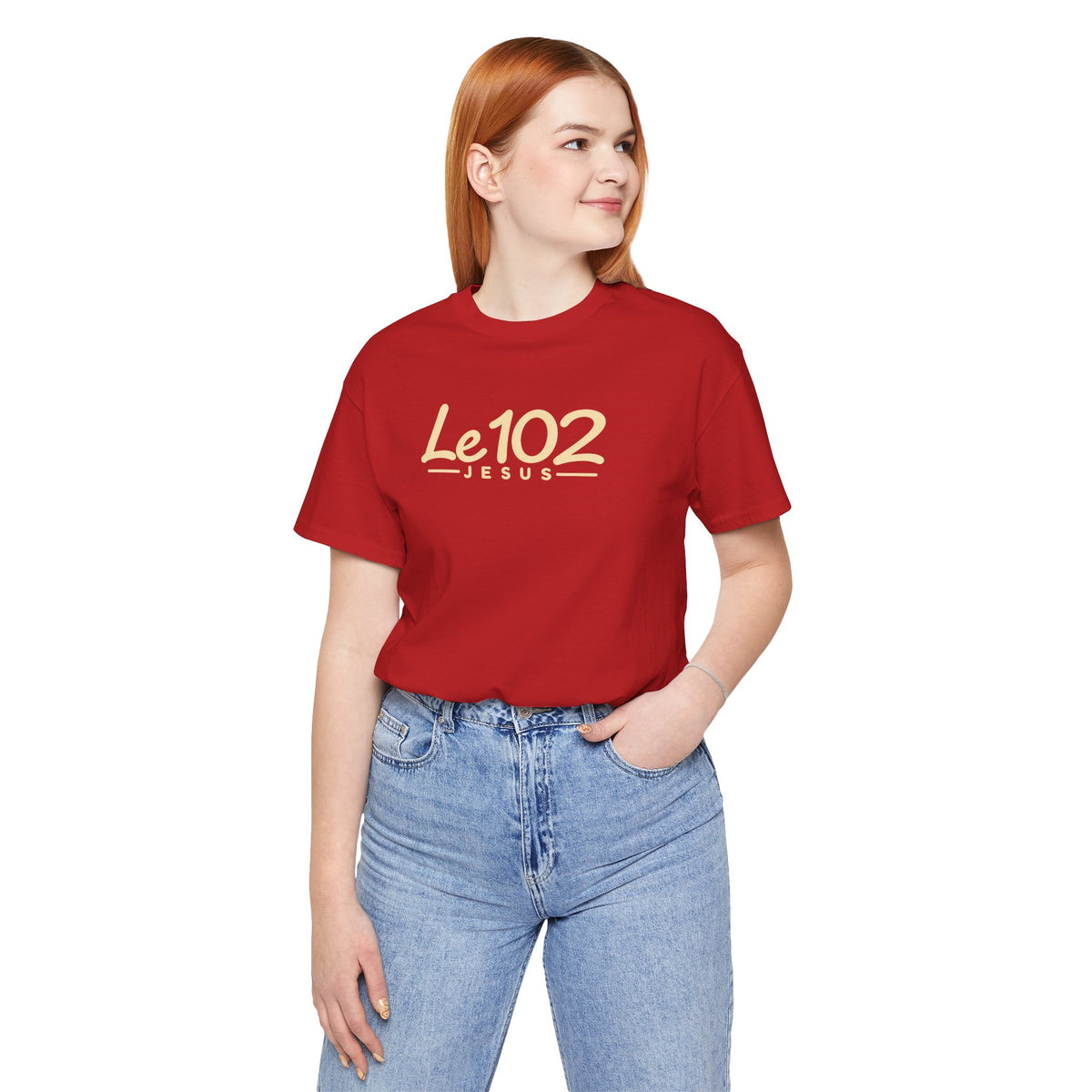Unisex - Le 102 Jesus Signature Tee - Red